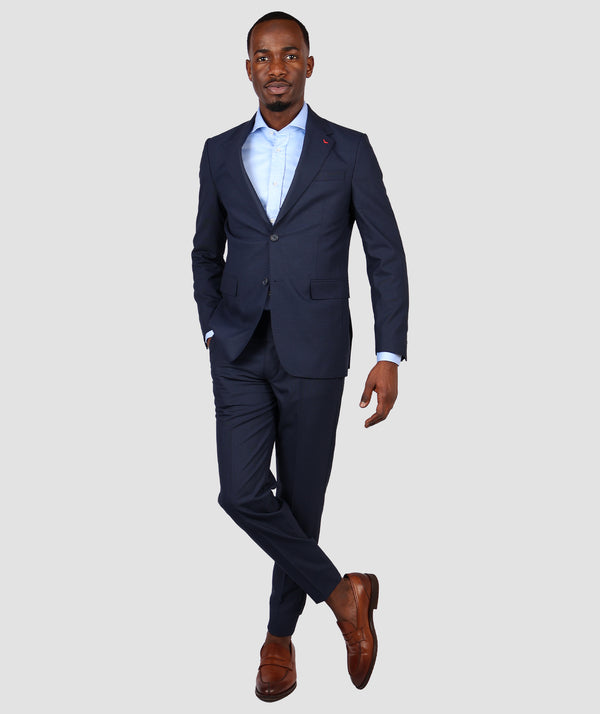 DS Damat Regular Fit Blue Suit-D'S DAMAT ONLINE