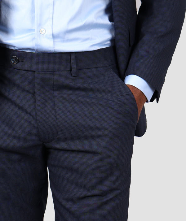 DS Damat Regular Fit Blue Suit-D'S DAMAT ONLINE