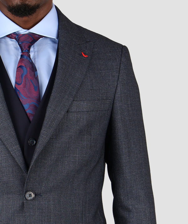 DS Damat  Combined Slim Fit Navy Blue Suit-D'S DAMAT ONLINE