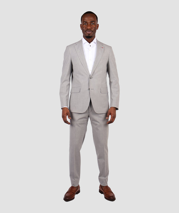 Ds Damat Light Grey  Classic Suit -86% Wool-D'S DAMAT ONLINE