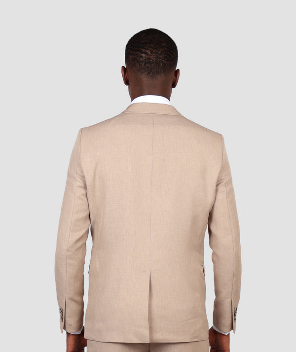 TWN Slim Fit Beige Suit-D'S DAMAT ONLINE