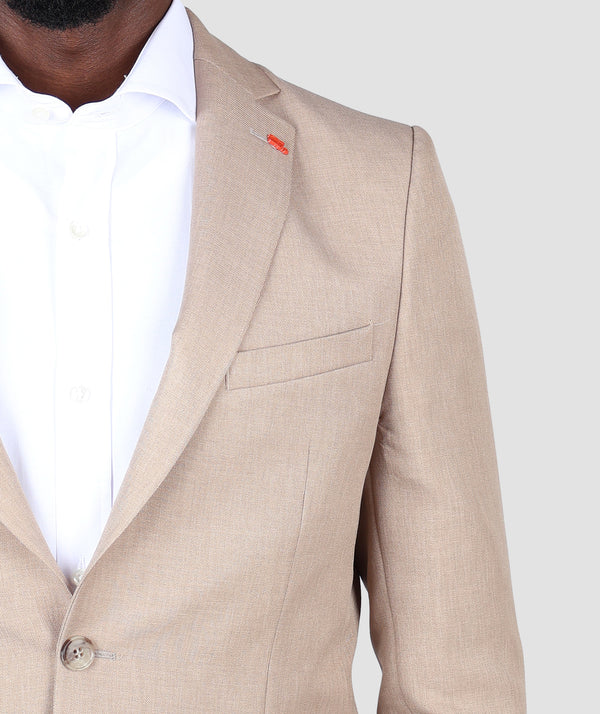 TWN Slim Fit Beige Suit-D'S DAMAT ONLINE