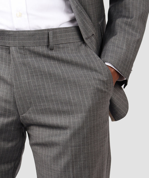 DS Damat Slim Fit Grey Suit-D'S DAMAT ONLINE