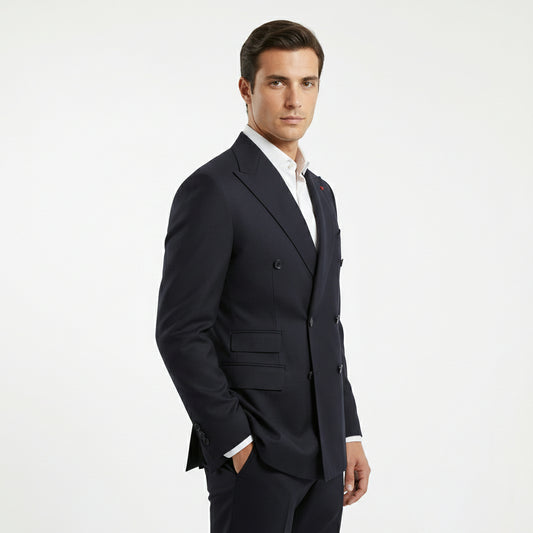 D’S DAMAT Men’s Regular Fit Suit – Premium Wool Blend -5HF05TL01588M