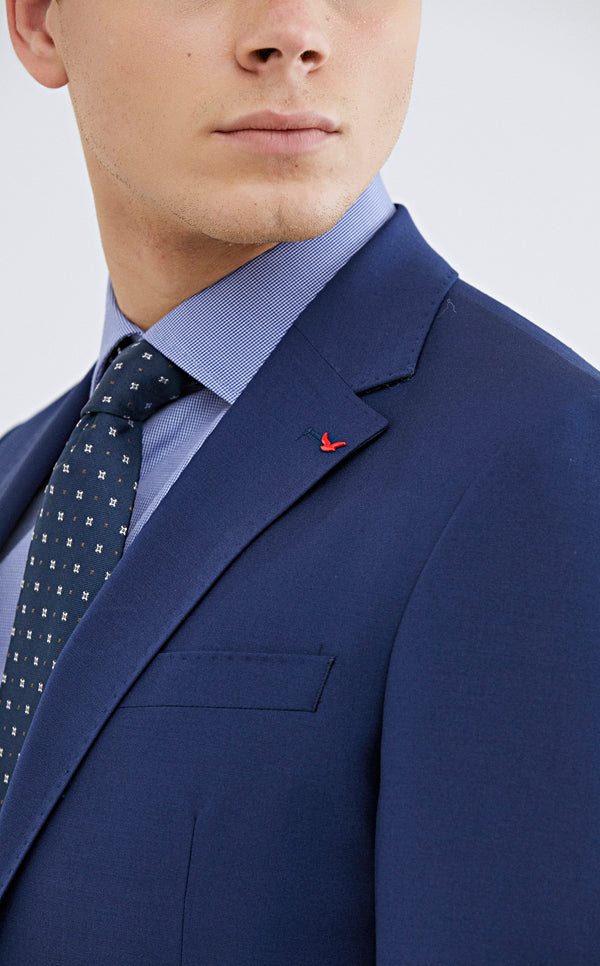 DS Damat  Royal Blue  Classic Suit -41% Wool