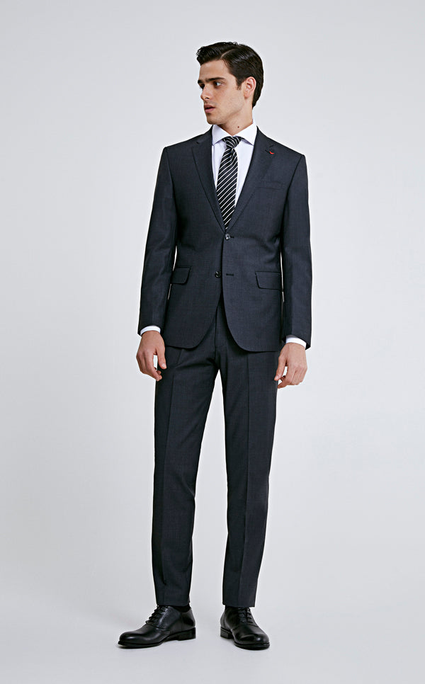 Ds Damat  Dark Grey  Classic Suit -41% Wool-D'S DAMAT ONLINE