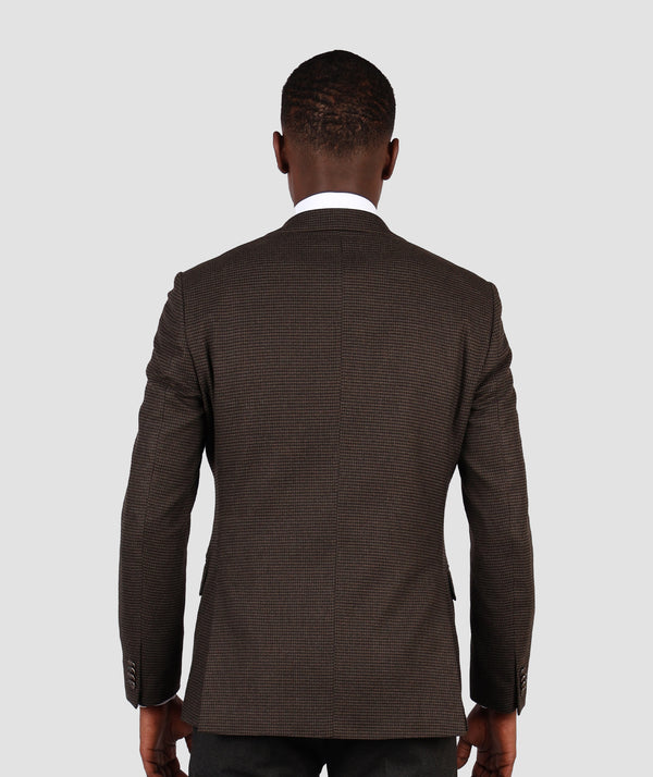 DS Damat Combined Brown Slim Fit Suit-D'S DAMAT ONLINE