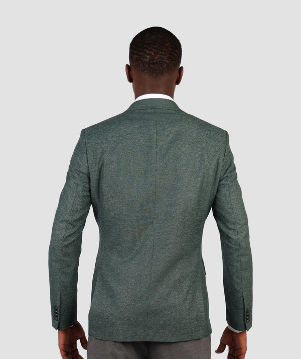 DS Damat Slim Fit Green 3 Pc Suit-D'S DAMAT ONLINE
