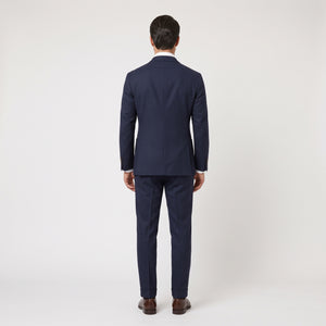 D'S Damat Double Breasted Wool Stretch Suit Premium Formal Men's Suit - 0DF05RE43553M-101