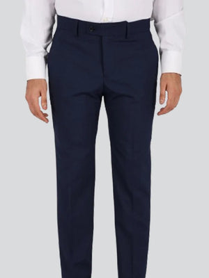 TWN Men's Slim Fit Polyester Viscose Trousers