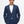 Twn Slim Fit Navy Blue Crow's Foot Suit-D'S DAMAT ONLINE