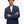 Twn Slim Fit Navy Blue Crow's Foot Suit-D'S DAMAT ONLINE