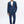 Twn Slim Fit Navy Blue Crow's Foot Suit-D'S DAMAT ONLINE