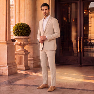 TWN Slim Fit Stretch Blend Suit Premium Polyester Viscose Men's Suit 0EF05KV28559M-901