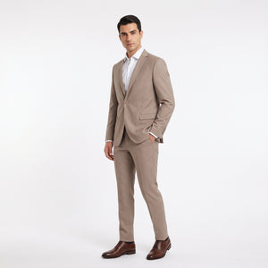 TWN Slim Fit Stretch Blend Suit Premium Polyester Viscose Men's Suit - 0EF05KV33559M-901