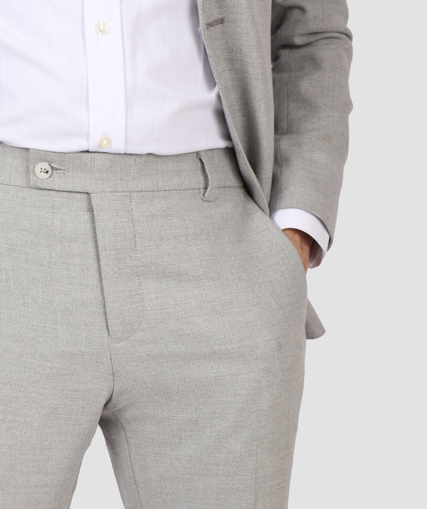TWN  Grey Slim Fit Formal Suit-D'S DAMAT ONLINE