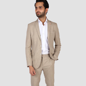 TWN Slim Fit Stretch Blend Suit Premium Polyester Viscose Men's Formal Suit - 0EF05KV36559M-901