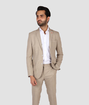 TWN Slim Fit Stretch Blend Suit Premium Polyester Viscose Men's Formal Suit - 0EF05KV36559M-901