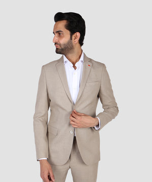 TWN Slim Fit Stretch Blend Suit Premium Polyester Viscose Men's Formal Suit - 0EF05KV36559M-901