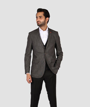 TWN Slim Fit Polyester Viscose Blend Combined Suit Men's Formal Suit - 0EFY5KMBN054M-A01