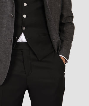 TWN Slim Fit Polyester Viscose Blend Combined Suit Men's Formal Suit - 0EFY5KMBN054M-A01