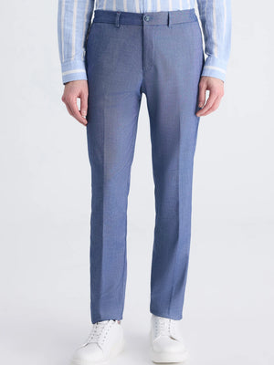 D'S Damat Men's Slim Fit Textured Jogger Pants