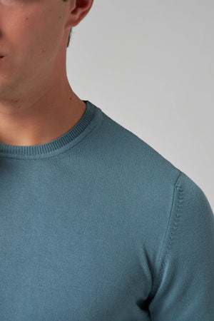 D'S Damat Men's Slim Fit 100% Cotton Knitwear Sweater