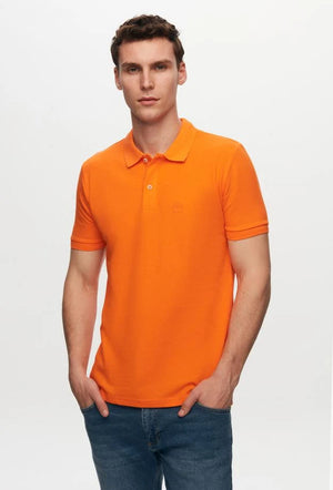 D'S Damat Men's Regular Fit Cotton Pique Polo Shirt - 0HC146551000M