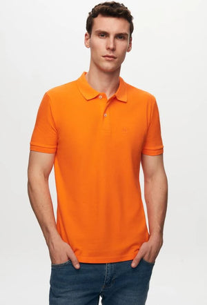 D'S Damat Men's Regular Fit Cotton Pique Polo Shirt - 0HC146551000M