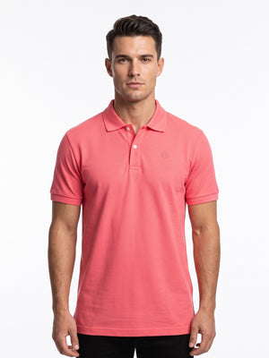 D'S Damat Men's Regular Fit Cotton Pique Polo Shirt