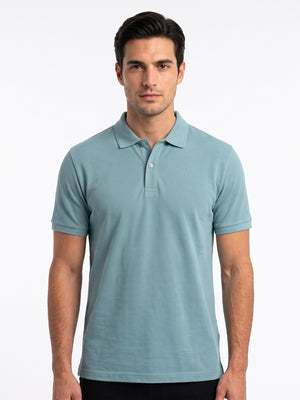 D'S Damat Men's Regular Fit Cotton Pique Polo Shirt