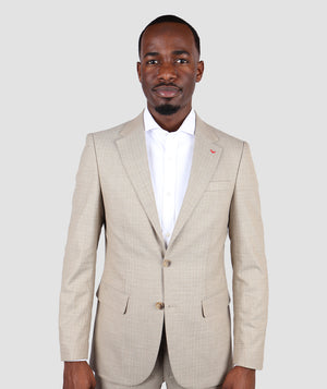 DS Damat Slim Fit Beige Suit-D'S DAMAT ONLINE