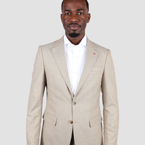 DS Damat Slim Fit Beige Suit-D'S DAMAT ONLINE