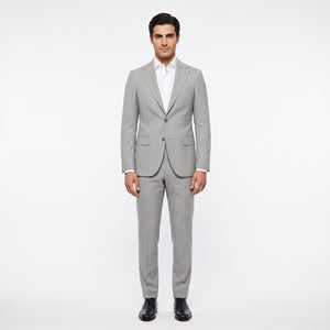 D'S Damat Men's Slim Fit Polyester Viscose Stretch Suit - 0HF05HC08577M