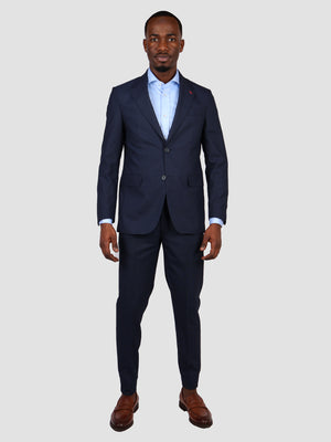 DS Damat Regular Fit Blue Suit-D'S DAMAT ONLINE