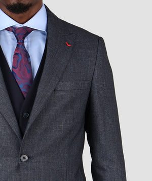 DS Damat  Combined Slim Fit Navy Blue Suit-D'S DAMAT ONLINE