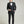 Ds Damat Slim Fit Black Dobby Groom Suit & Tuxedo Vest Suit-D'S DAMAT ONLINE