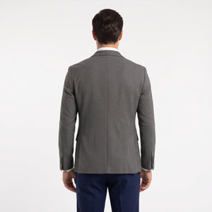 TWN Men's Polyester Viscose Blend Suit Jacket for Formal Wear