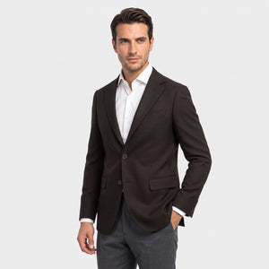 D'S Damat Men's Viscose Blend Suit Jacket with Stretch