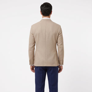 TWN Men's Polyester Viscose Blend Suit Jacket for Formal Wear