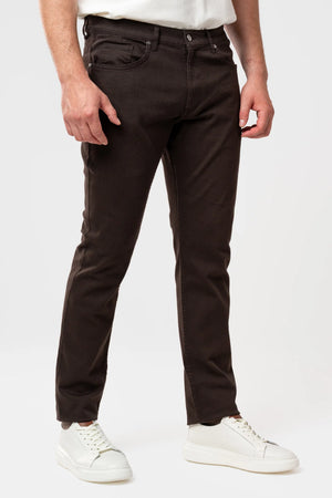 D'S Damat Slim Fit Cotton Stretch Gabardine Denim Trousers Casual Men's Pants