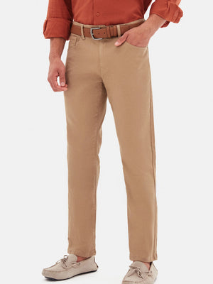 D'S Damat Slim Fit Cotton Stretch Gabardine Denim Trousers Casual Men's Pants