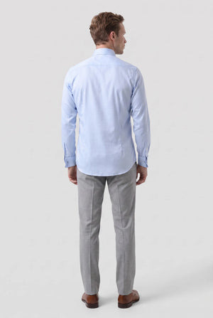 D'S Damat Men's Regular Fit Cotton Stretch Essential Shirt