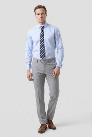 D'S Damat Men's Regular Fit Cotton Stretch Essential Shirt