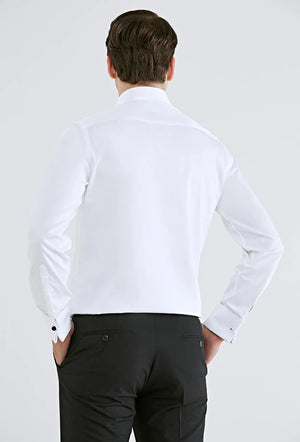 D'S Damat Men's Slim Fit 100% Cotton Plain Shirt