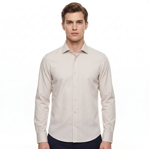 D'S Damat Men's Slim Fit 100% Cotton Nanocare Shirt - 10HE02SG00139