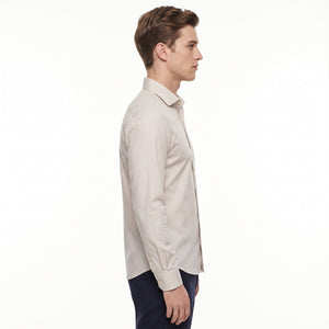 D'S Damat Men's Slim Fit 100% Cotton Nanocare Shirt - 10HE02SG00139