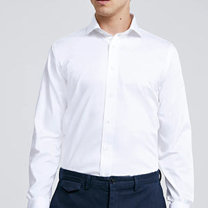 D'S Damat Men's Slim Fit 100% Cotton Nanocare Shirt - 10HE02SG00139
