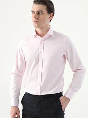 D'S Damat Men's Slim Fit 100% Cotton Nanocare Shirt