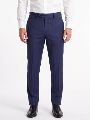 D'S Damat Men's Slim Fit Wool Formal Trousers